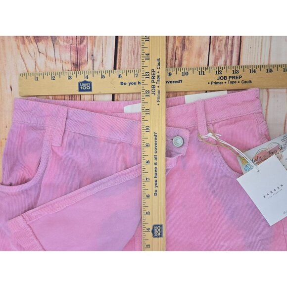 KanCan Womens High Rise Corduroy Pink Haley Skorts Small NWT - Picture 8 of 9